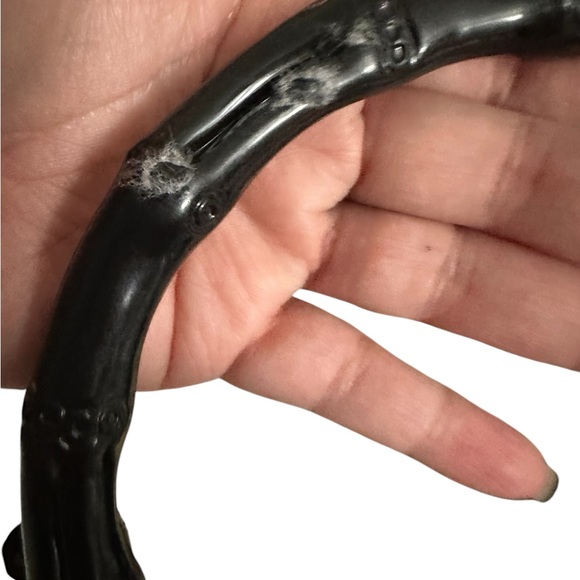 Gigi Olivia Cream/Black Handbag “Gigi’s Boutique” Embroidered NWT - Picture 8 of 17